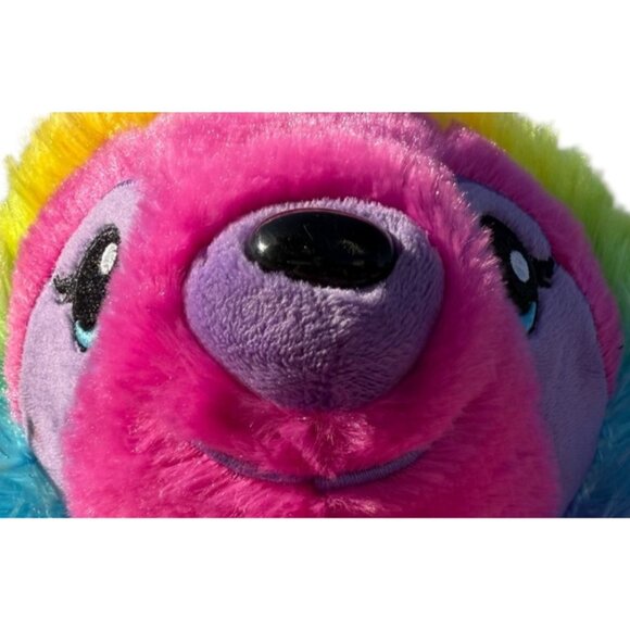 BABW Let's Hang Rainbow Tie Die Sloth Plush Stuffed Security Support Pet Toy - Picture 7 of 16